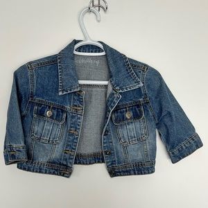 Crop Jean Jacket (Size S)